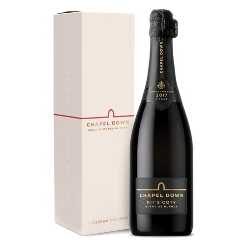 Chapel Down Kits Coty Blanc de Blancs 2017 Vintage English Sparkling 75cl - Delivered to Your Door